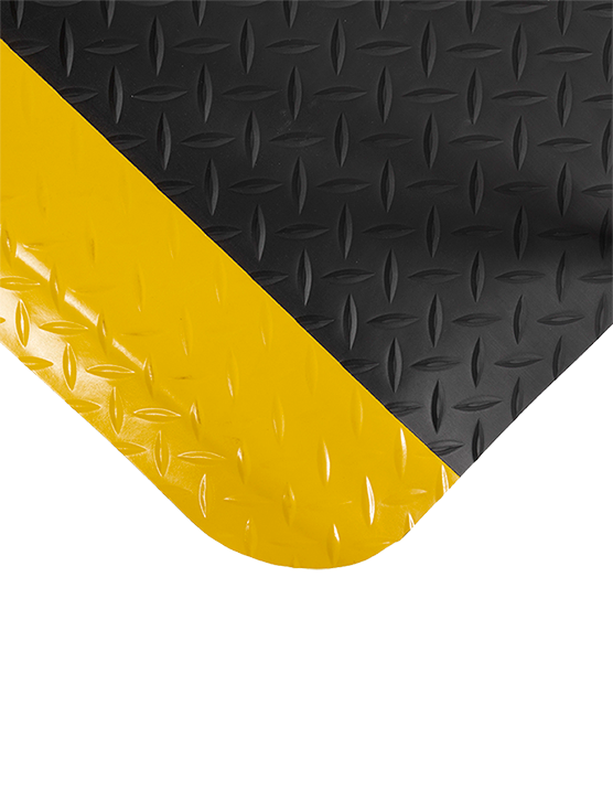 Deckplate ReGen70 Black/Yellow Anti-Fatigue Floor Mat