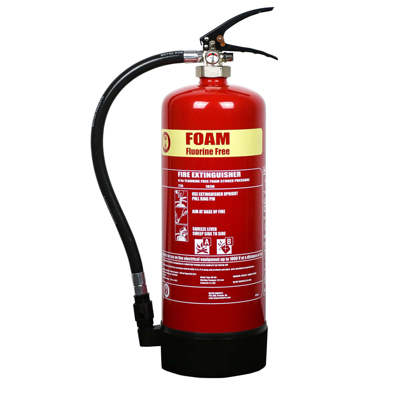 6 litre Fluorine Free Foam Fire Extinguisher