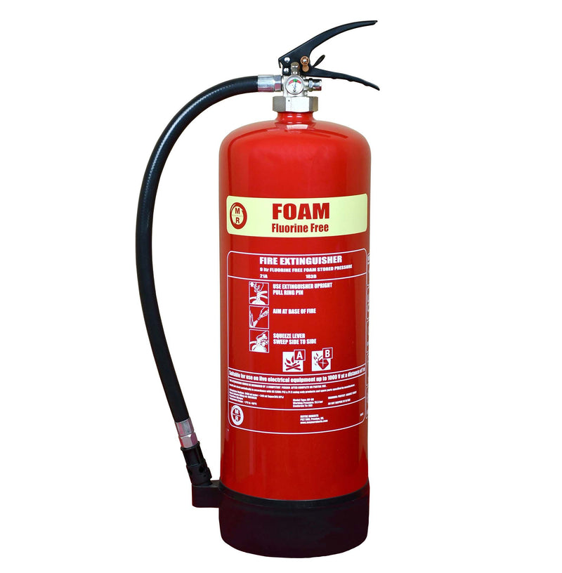 9 litre Fluorine Free Foam Fire Extinguisher