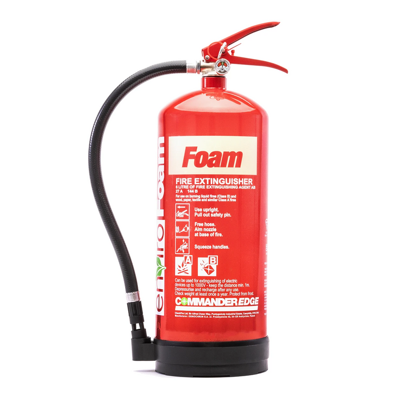 6 Litre EnviroFoam Fluorine Free Foam Extinguisher
