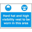 Duralite Tuff 600X450 Hard Hat/Hi Vis Sign