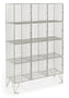 Multi Compartment Wire Mesh Lockers - D305mm
