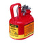 Justrite Type I Poly Safety Can