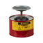 Justrite Safety Plunger Cans