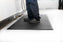Orthomat Ribbed Black Anti-Fatigue Floor Mat