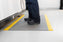 Orthomat Ribbed Grey/Yellow Anti-Fatigue Floor Mat