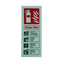 Water Mist Extinguisher Information Sign 200 x 80 Photoluminescent
